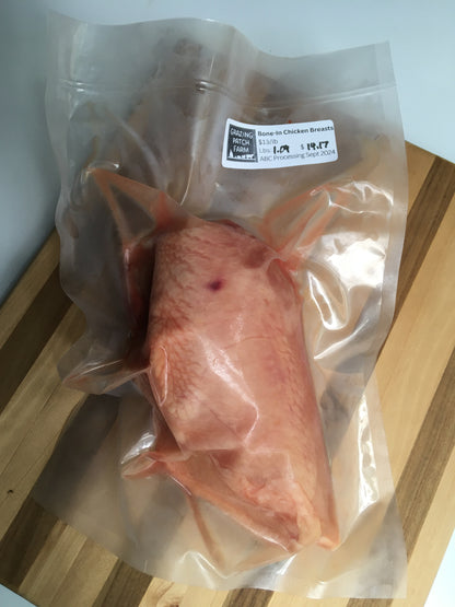 Chicken Breasts - Bone-In Skin-On